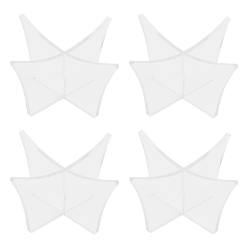 

4 шт., подставка для мяча, акриловый держатель для мяча, прозрачная подставка для мяча, акриловый держатель для мяча, акриловая подставка для ...