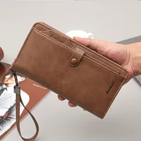 Big Purse Business Card Holders For Men Wallet Minimalist Wristlet Clutch Bag Male Purse Money Clips Money Bag Cartera hombre