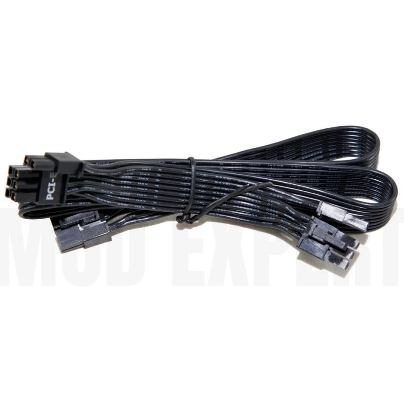 Оригинальный PCIe Dual 8Pin 6 + 2Pin VGA GPU Кабель Питания Плоский 18AWG для Seasonic G-750 G-650 G-550 G-450