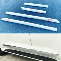 for toyota land cruiser 300 series lc300 2021 2022 abs chrome car side door body molding trim protector guard cover accessories
