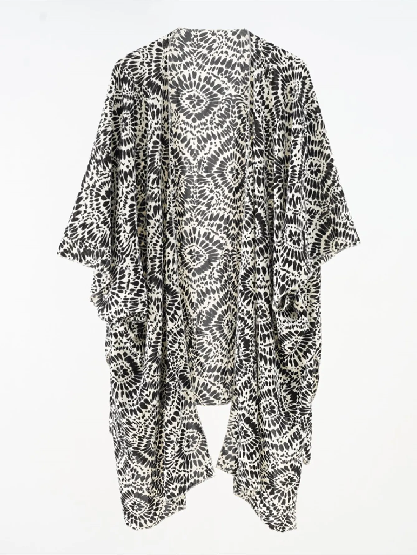 Женская Солнцезащитная Шифоновая Накидка С Пляжным Принтом Идеально Подходящая