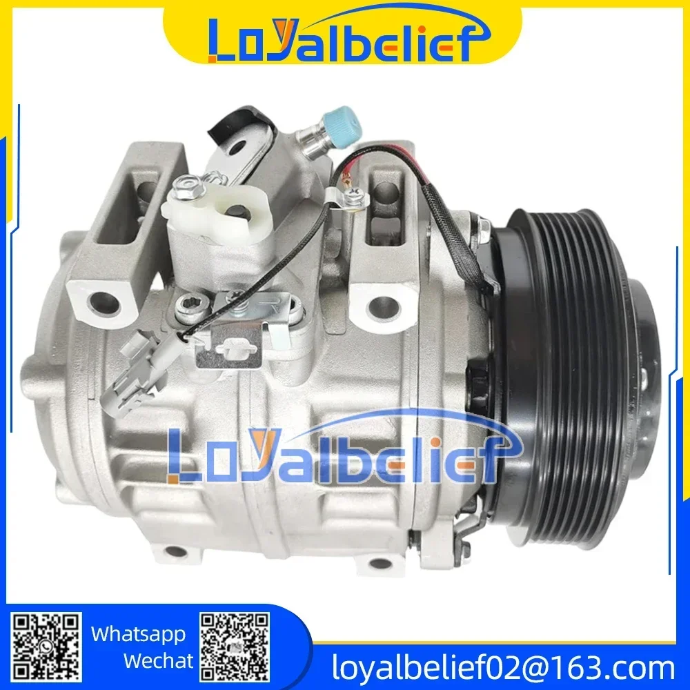 Фото НОВЫЙ Компрессор кондиционера 10P30C для Toyota Mini BUS Toyota Coaster 88320-36560 447220-1472 8832036530 4472200394 4472201030 4472201310 №1