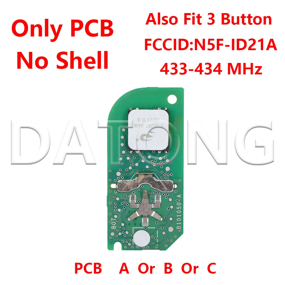 

Datong OEM PCB N5F-ID21A ID49 433-434 МГц Бесконтактный автомобильный дистанционный ключ для BMW G01 G02 G08 G11 G30 G31 G32 3 5 6 7 X3 X5 X7 G Series