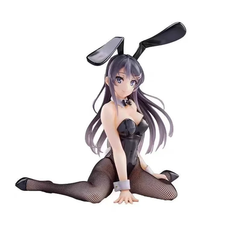 Фото 100% Оригинальные коллекционные фигурки TAITO AMP+ Rascal Does Not Dream of Mai Sakurajima Bunny, аниме-фигурки для декора рабочего стола и дома, подарки, в наличии №2