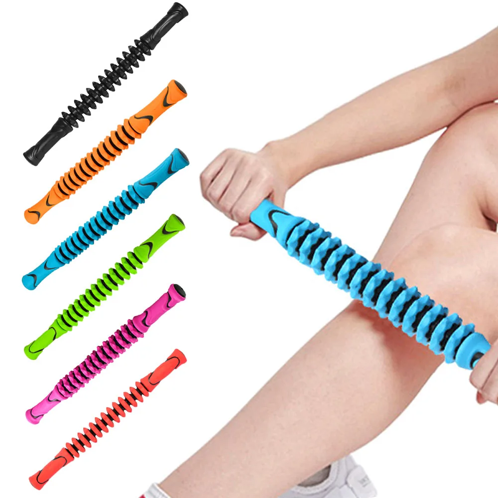 

Ролик для мышц, устройство для фитнеса, йоги, ног, рук, 6 круглых массажеров для тела, искусственная боль, целлюлитный