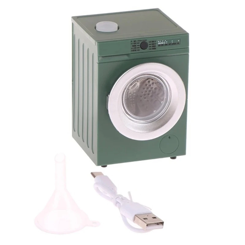 Миниатюрная стиральная машина для кукольных домиков масштаб 1 12 реалистичное