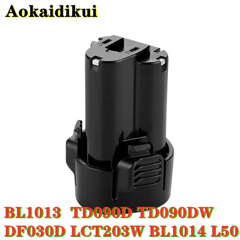

6200mAh 10.8V For Makita BL1013 Rechargeable Power Tools li-ion Battery Replacement TD090D TD090DW DF030D LCT203W BL1014 L50