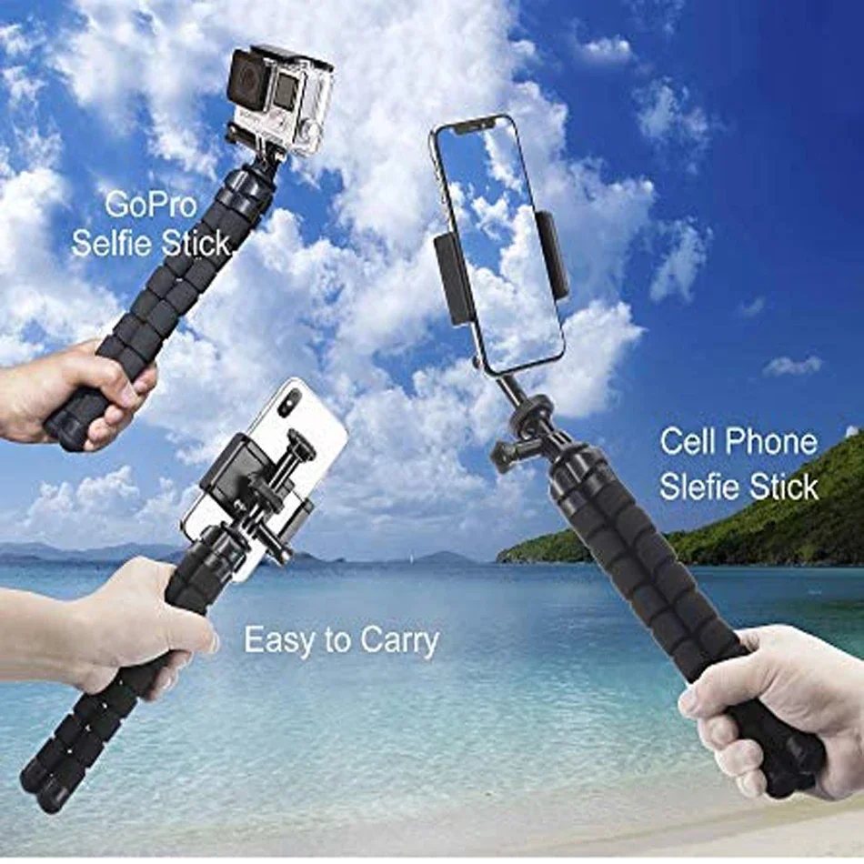 Гибкий штатив в виде осьминога мобильная палка для селфи держатель телефона