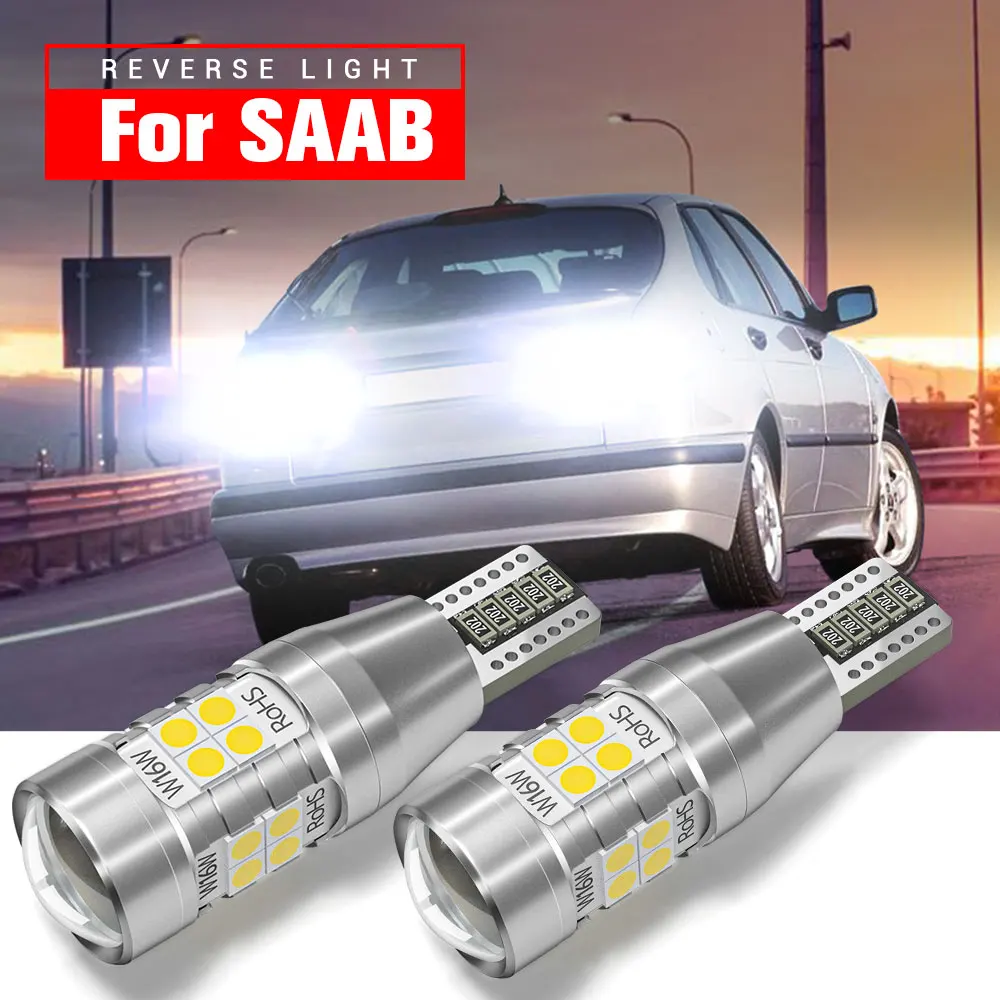 

2pcs LED Reverse Light Lamp Backup Blub W16W T15 Canbus For Skoda SAAB 9-3 Exc Wagon 2010 9-2X 9-7X 2005 2006 2007 2008 2009