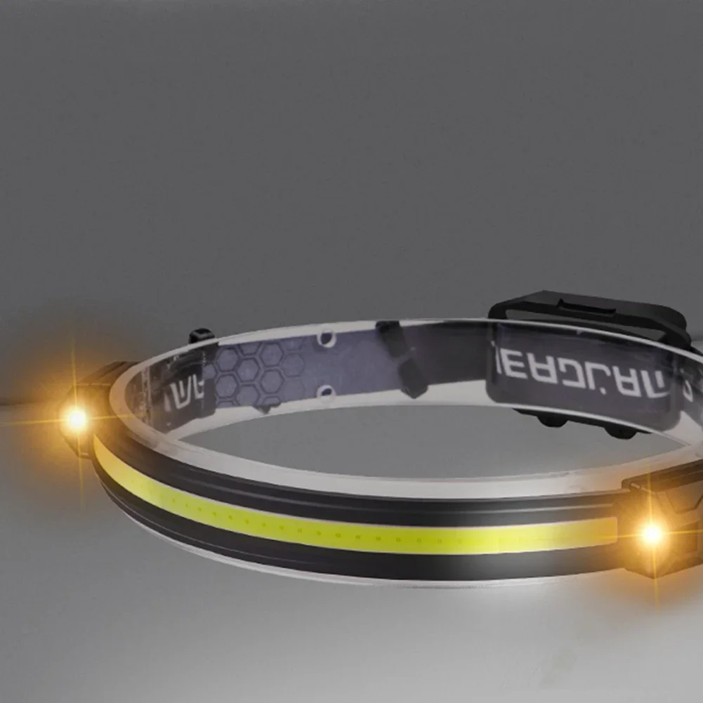 Суперъяркий Головной фонарь с COB-матрицей USB-портом и функцией быстрой зарядки