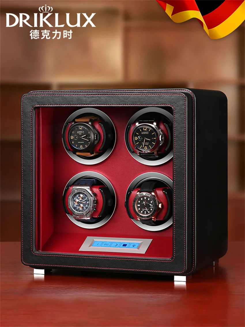 Часы-шейкер Driklux механические элегантные вращающиеся на 4 слота для дома - купить