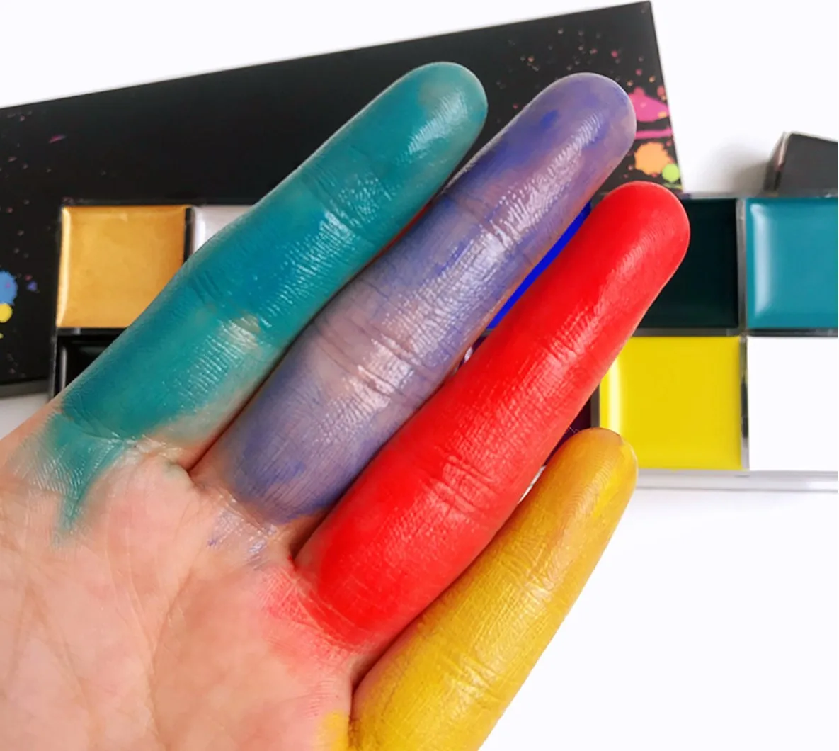 

Face and body painting non-toxic safe water paint oil and brush Christmas Halloween makeup party makeup tools wholesale