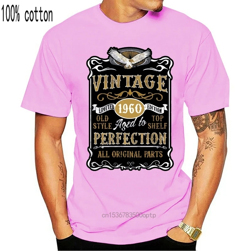 

Мужская одежда, сделанная в 1960 году, Винтажная футболка, подарок на день рождения, 1960 год, топ, Лидер продаж, топ, одежда для фитнеса, топы, муж...