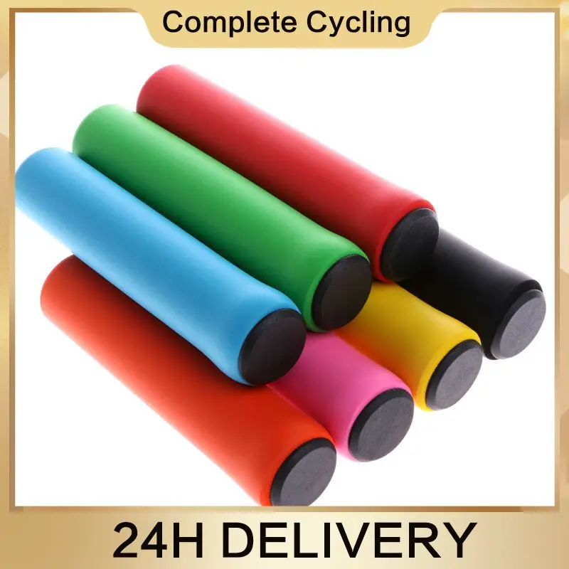 

Two Pair Ultralight Bicycle Silicone Grips Cover Anti-slip Shock Absorption Strong Support Mountain Bicycle Handlebar Soft Cover