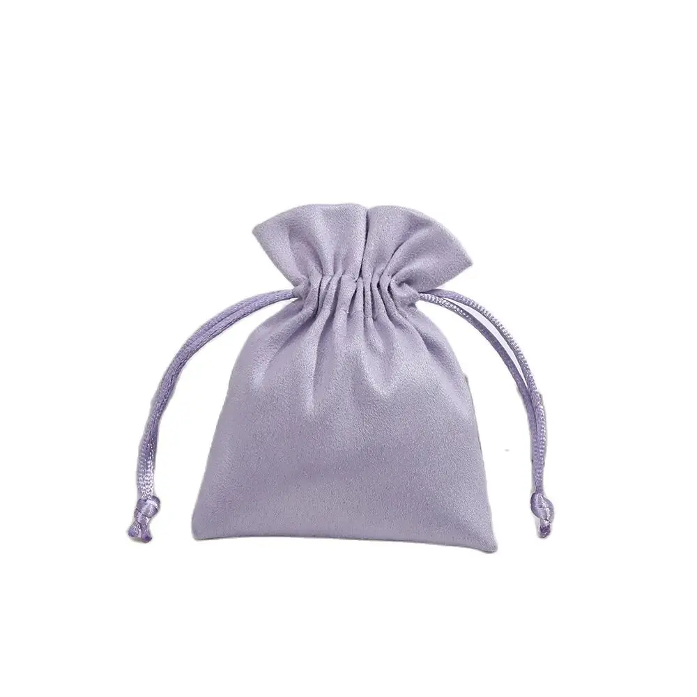 

50 шт. фиолетовые фланелевые подарочные пакеты, бархатный шнурок, ювелирные изделия, серьги, кольца, органайзер, сумка, Рождественские Свадебные подарки, конфеты, Goodie Bag