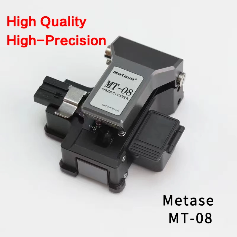 MT-08 Optical Fiber Cleaver High-Precision Fiber Cutter Push-Type Cutting Knife Tool Replacement of CT-30 Fiber Cleaver