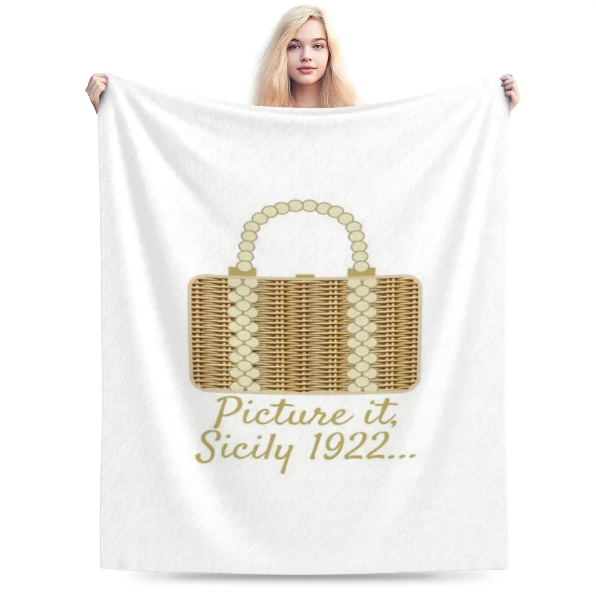 Плетеный кошелек Sophia S — ультрамягкое одеяло из микрофлиса