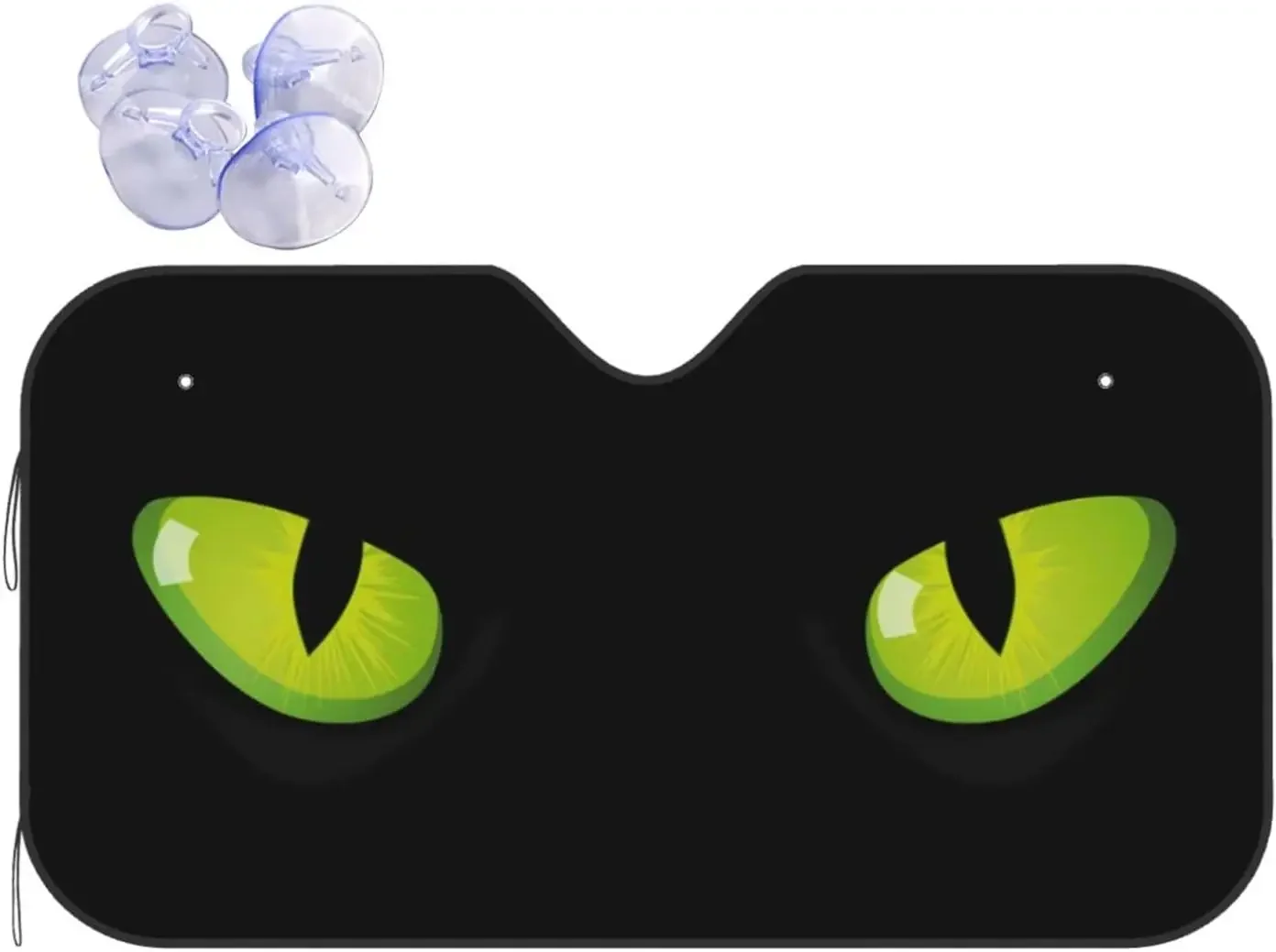 Зеленый кошачий глаз лобовое стекло автомобиля солнцезащитный козырек