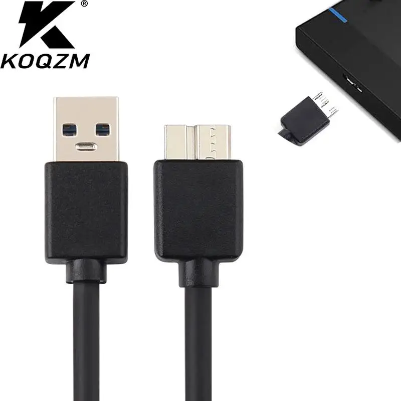 

Кабель-адаптер USB 3.0 Type A к USB 3,0 Micro B Male, кабель для синхронизации данных, шнур для внешнего жесткого диска, HDD, кабель для жесткого диска