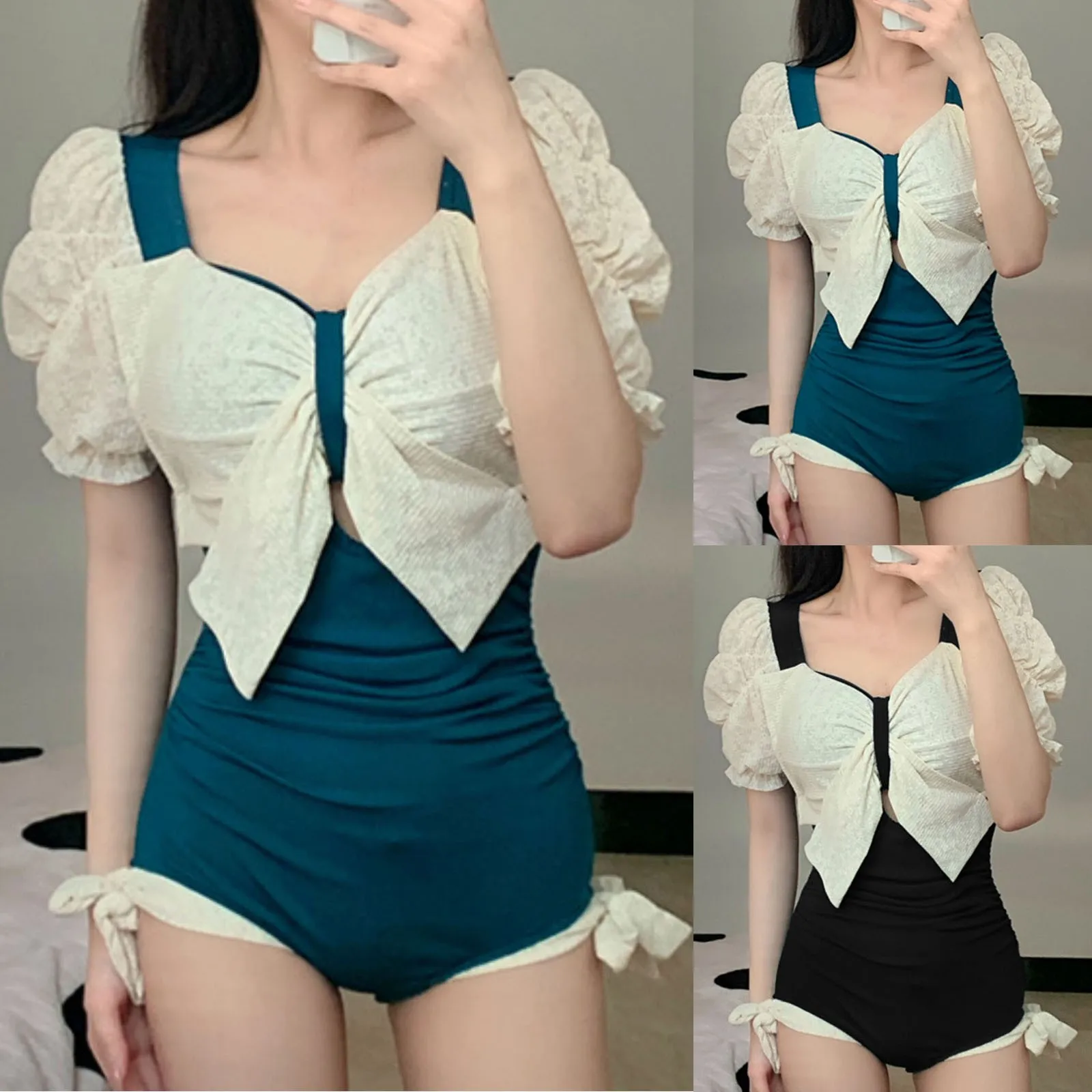 

Сексуальные женские бикини, женские модные однотонные шорты с бантом, купальник, сексуальное бикини, купальник, шорты-карго с открытой спин...