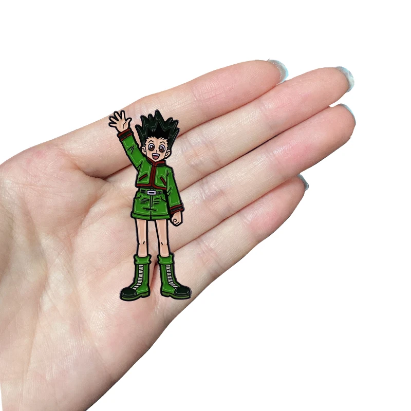 

D0119 HUNTER×HUNTER Enamel Pins Collect Japanese Anime Comic Metal Cartoon Brooch Backpack Collar Lapel Badges Fashion Jewelry