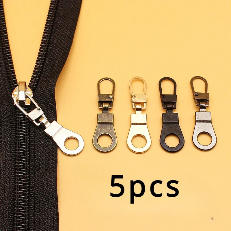 

Universal Pendant Shaped Zipper Pullers For Clothes Purse Repair Kit Removable Metal Zipper Sliders DIY Apparel Sewing Supplies