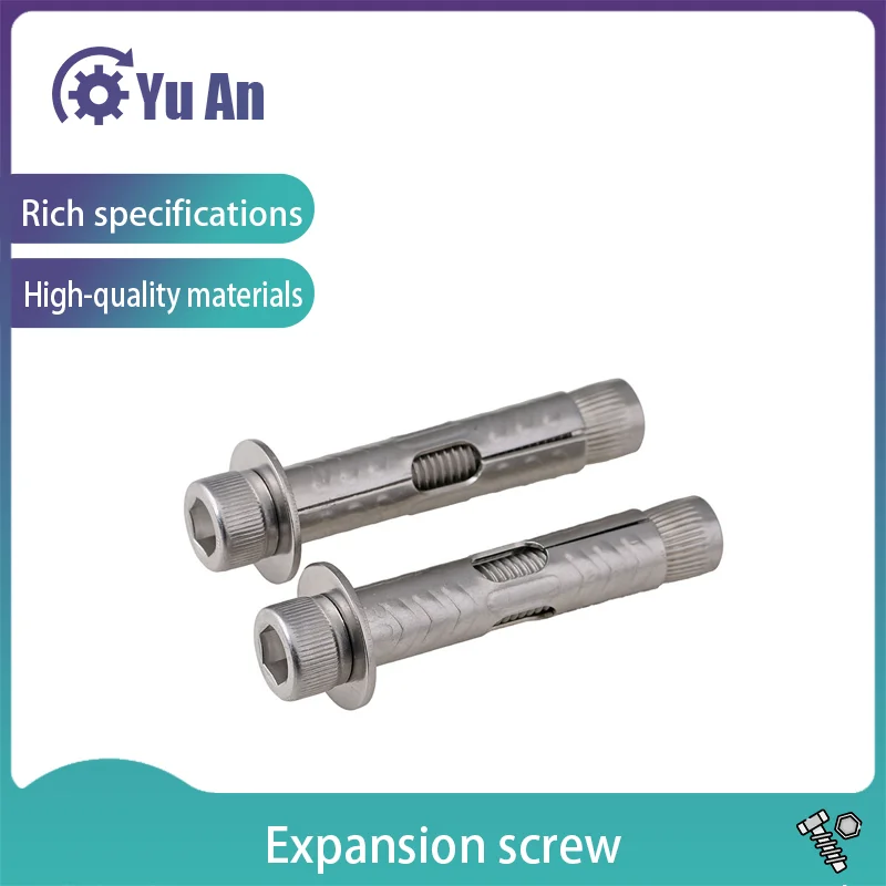 

304 Stainless Steel Internal Expansion Screw Internal Expansion Bolt Internal Explosion Hexagon Expansion M6M8M10M12 5PCS