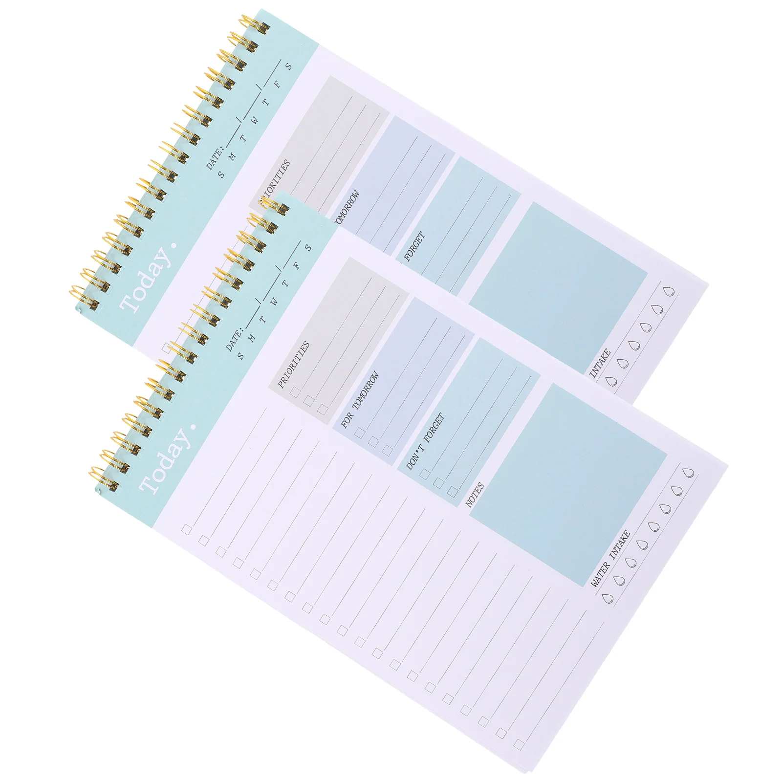 

2 Pcs Coil To-do List Pads Memo Tear Off Memo Tabs Daily Planner Tear-off Planning Meal Schedule Desk