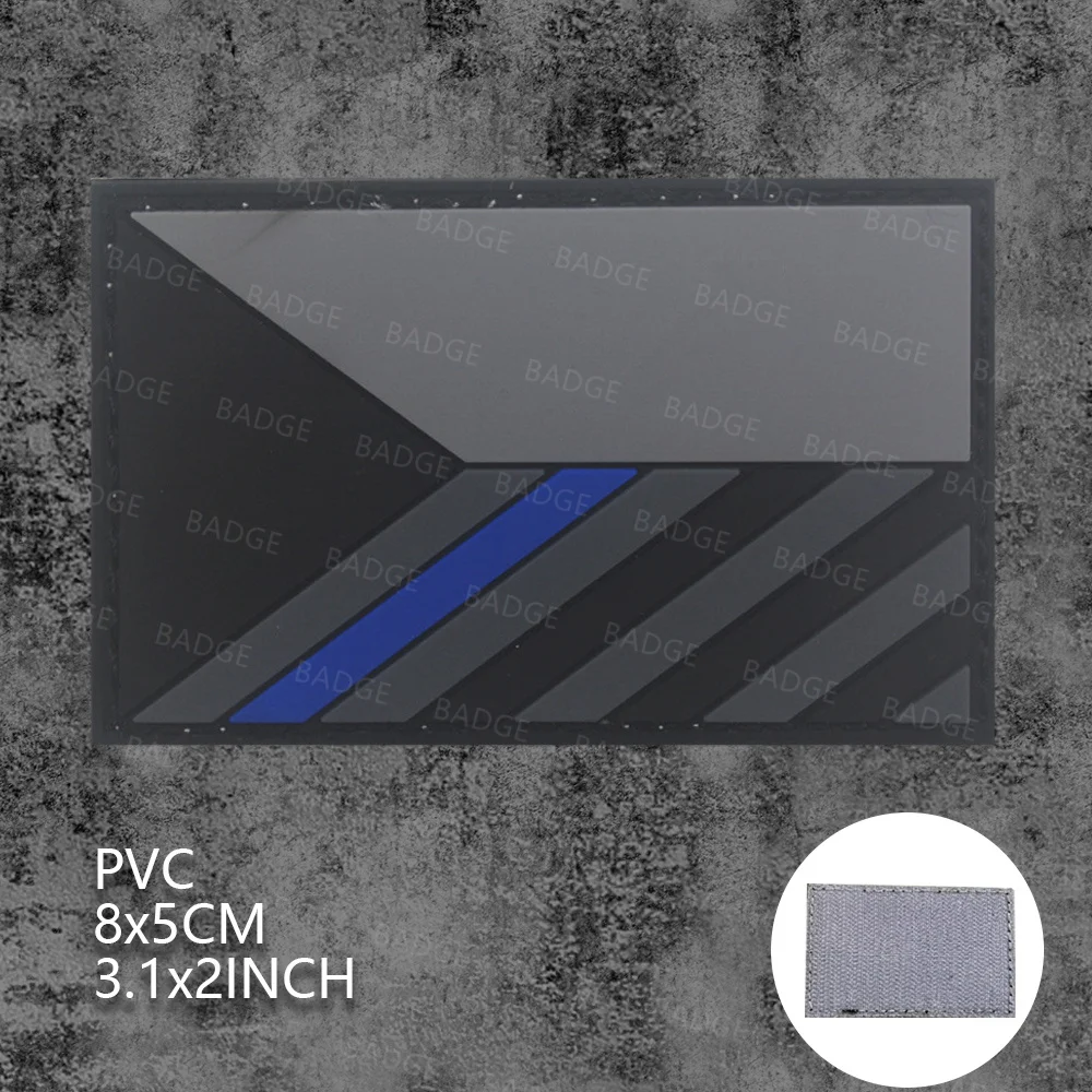 Нашивки с флагом Чехии повязка на руку вышивкой липучке отражающая тактическая