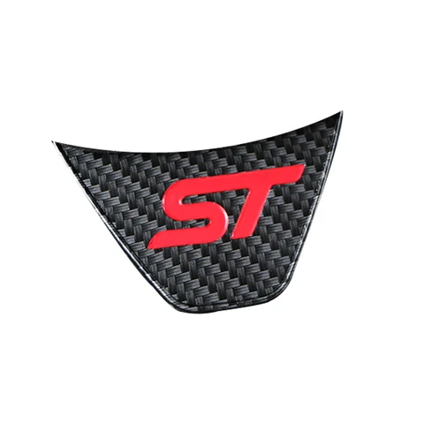 Наклейка на руль автомобиля Carmilla логотип St для Ford New Fiesta Ecosport 2009, 2010, 2011, 2012, 2013, 2014, 2015