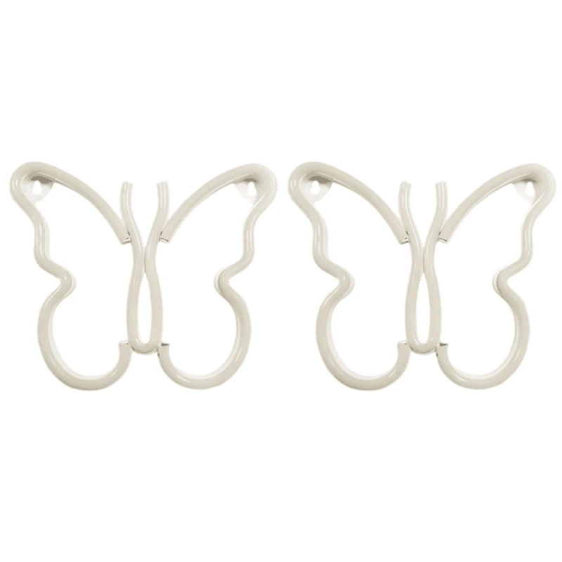 

2 Pcs Butterfly Neon Signs Lights, USB Or Battery LED Neon Night Light Wall Decoration Room Decor, B & A Retail