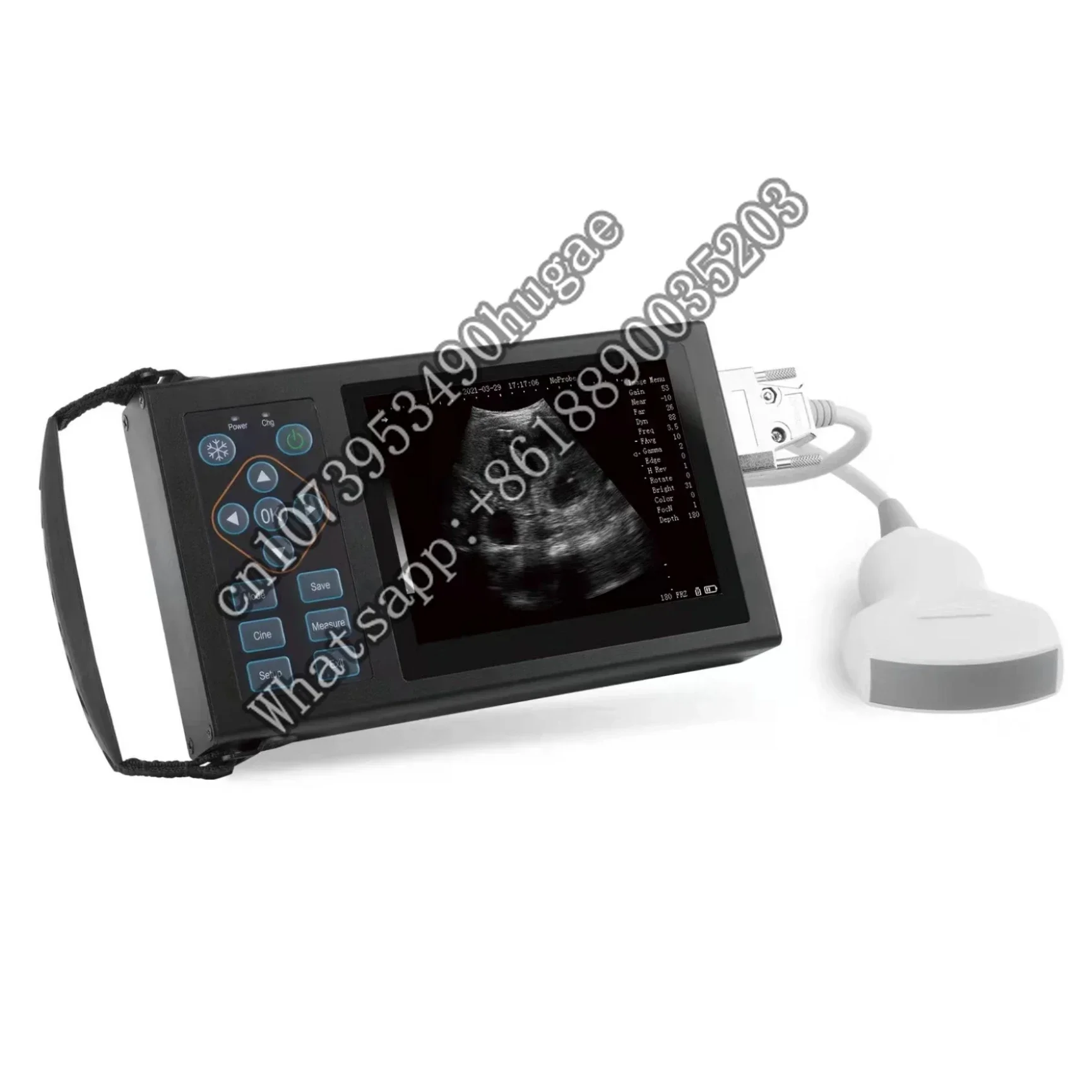 Zetop медицинский портативный ультразвуковой зонд инструменты ветеринарный