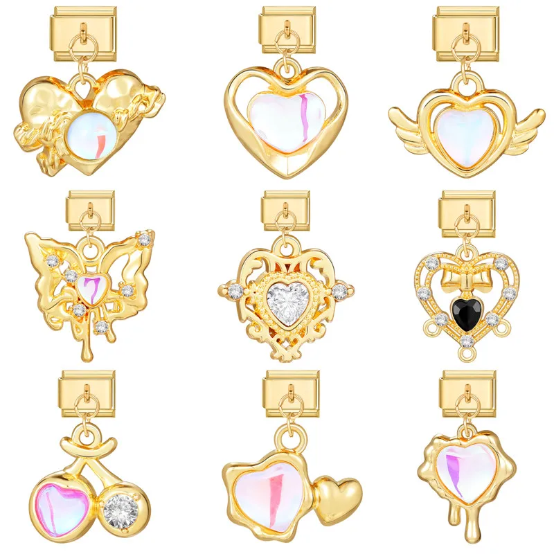 Youvelst романтические бабочки Крылья вишни Любовь Сердце итальянские