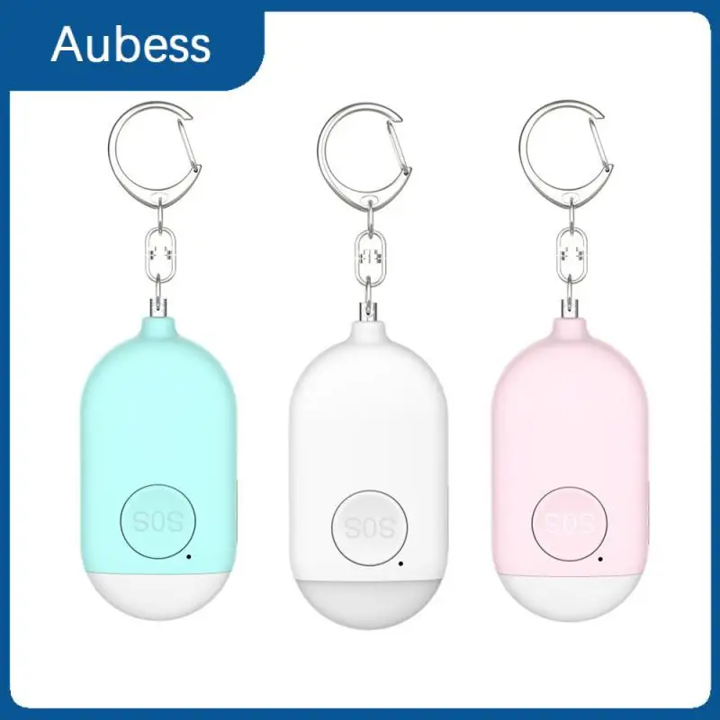 

Self Defense Alarm 120dB Girl Women Security Protect Alert Personal Safety Scream Loud Keychain Alarm Emergency Charging Alarms