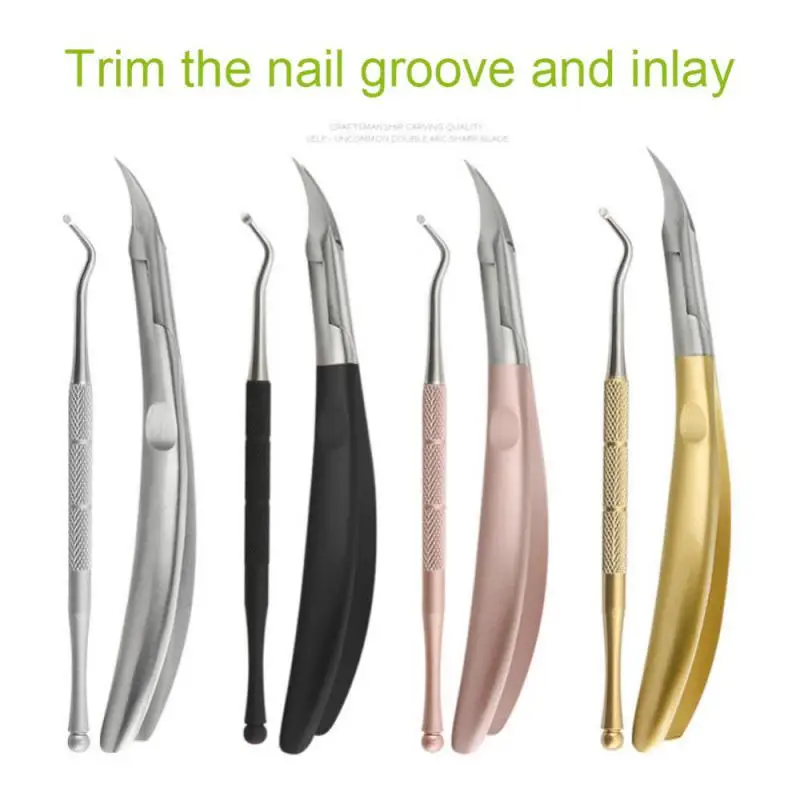

Nail Clippers Set Pedicure Nail Cutter Cuticle Nippers Profesional Ingrown Toenail Scissors Dead Skin Removal Stainless Steel