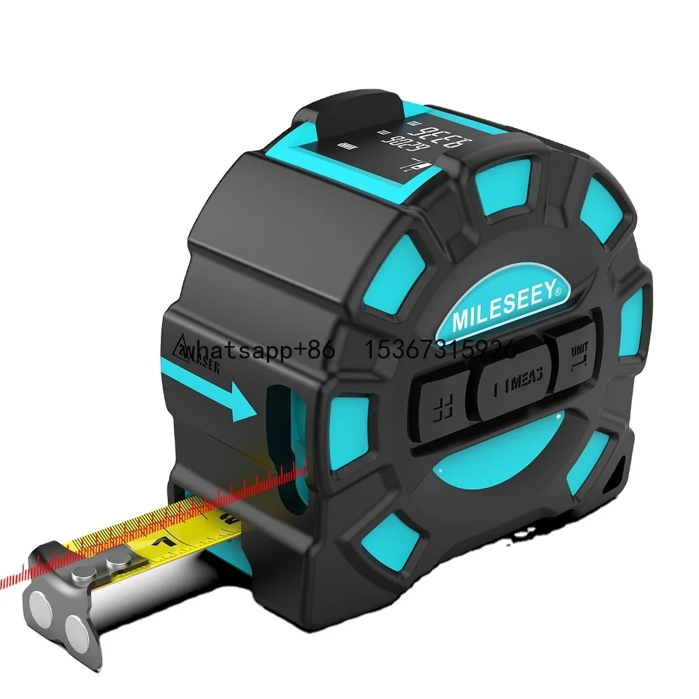 Mileseey DT11 лазерная рулетка 40 м 2-в-1 цифровой лазерный измеритель дальномер