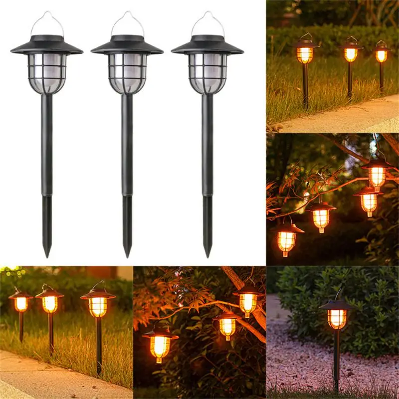

Decorative Lights Yellow Light Household Lawn Lamp Simulated Flame Lamp Outdoor Lighting Waterproof Light Water Proof Wall Lamp