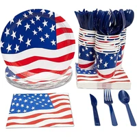 new us national flag diy decor sets event supplies party decor american independence day theme party