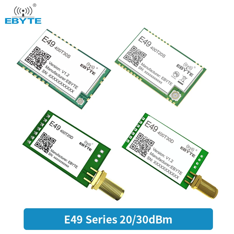 

Модуль беспроводной передачи данных, радиочастотный модуль EBYTE E49 Series DIP SMD 20 дБм 30 дБм, очень выгодный модуль дальнего действия