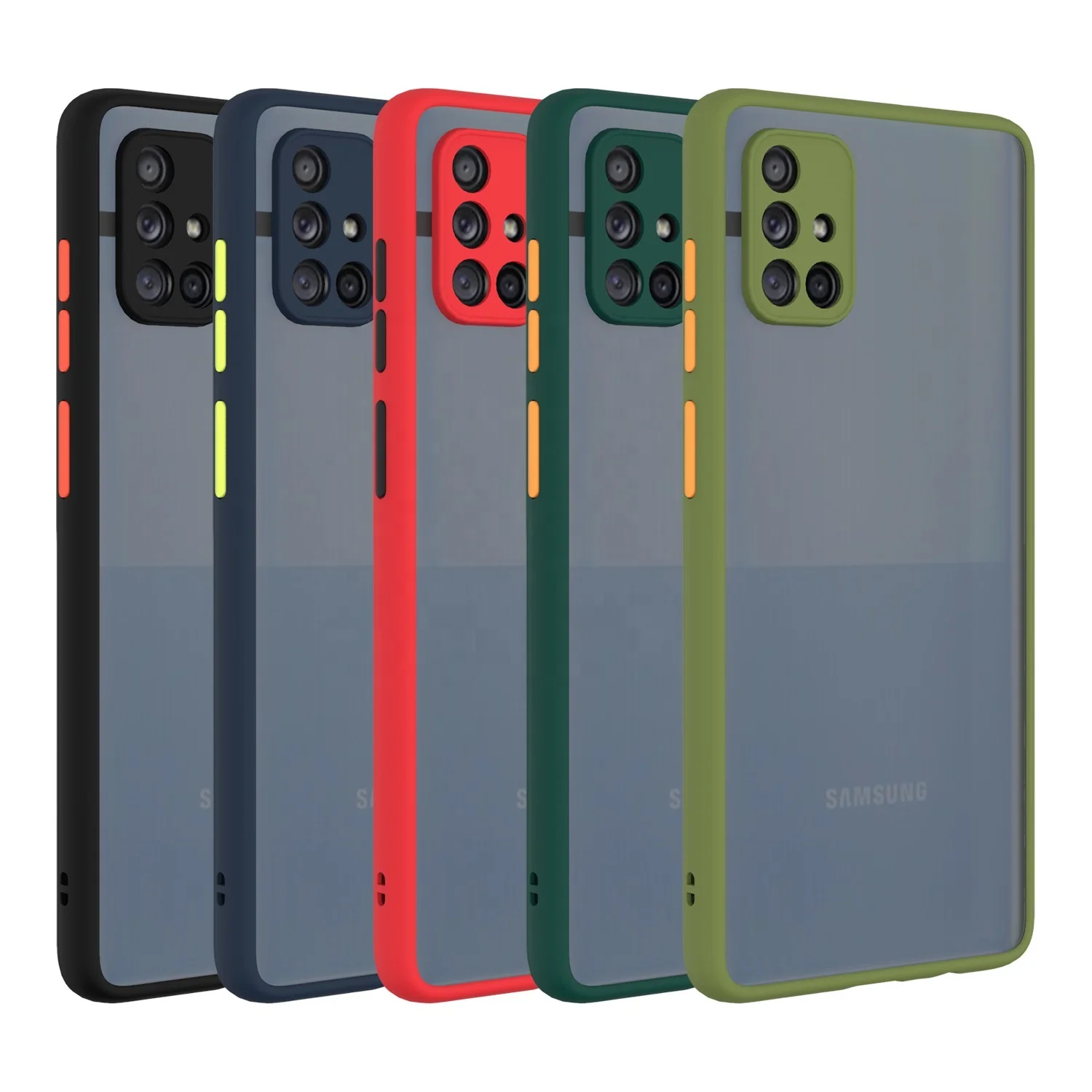 Матовый полупрозрачный чехол из ТПУ для Samsung Galaxy S10 Plus S20 FE Ultra S21 S22 S9 S8 Note 10 20 9 8 |