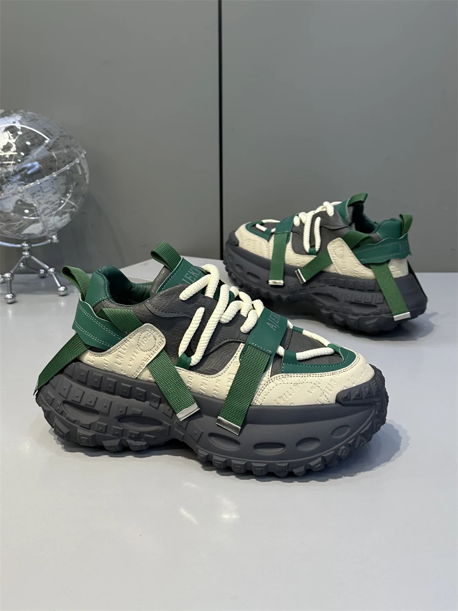 Мужская обувь для папы с подошвой Ozhouzhan осень-зима 2024 новая спортивная