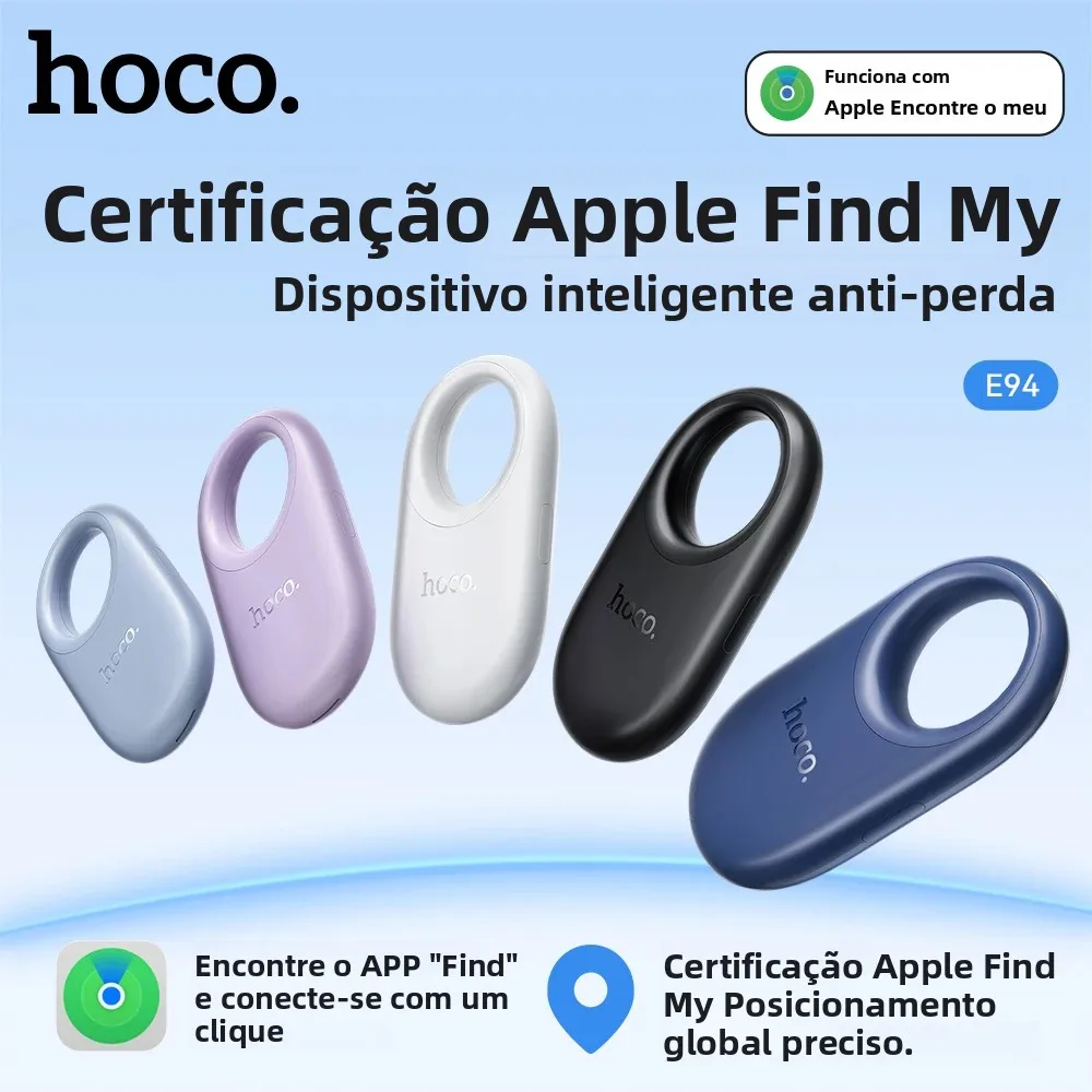 Rastreador Bluetooth inteligente E94, localizador de chaves, localizador de itens SmartTag até 1 ano de bateria, localizador de telefone para encontrar meu (apenas IOS)