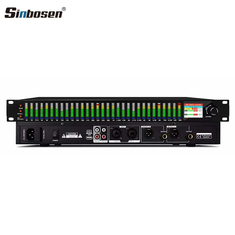 

Sinbosen eq231 digital dj music professional audio equalizer
