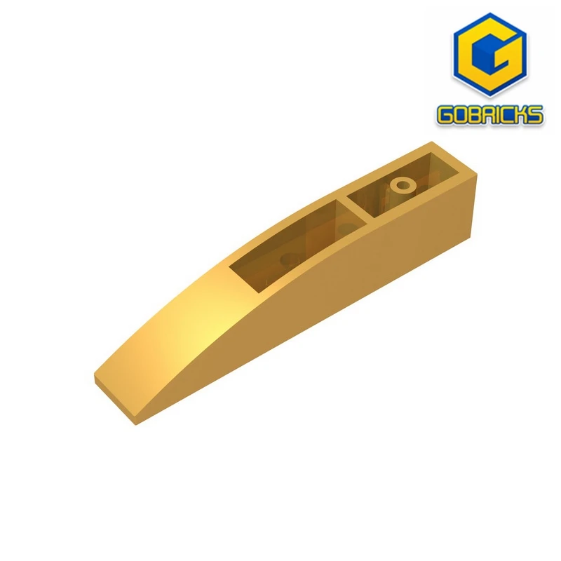 

Gobricks GDS-739 BRICK 1X6 W/BOW REV. -6x1 Embedded bevel brick/backslope brick compatible with lego 41763 42023 children's DIY