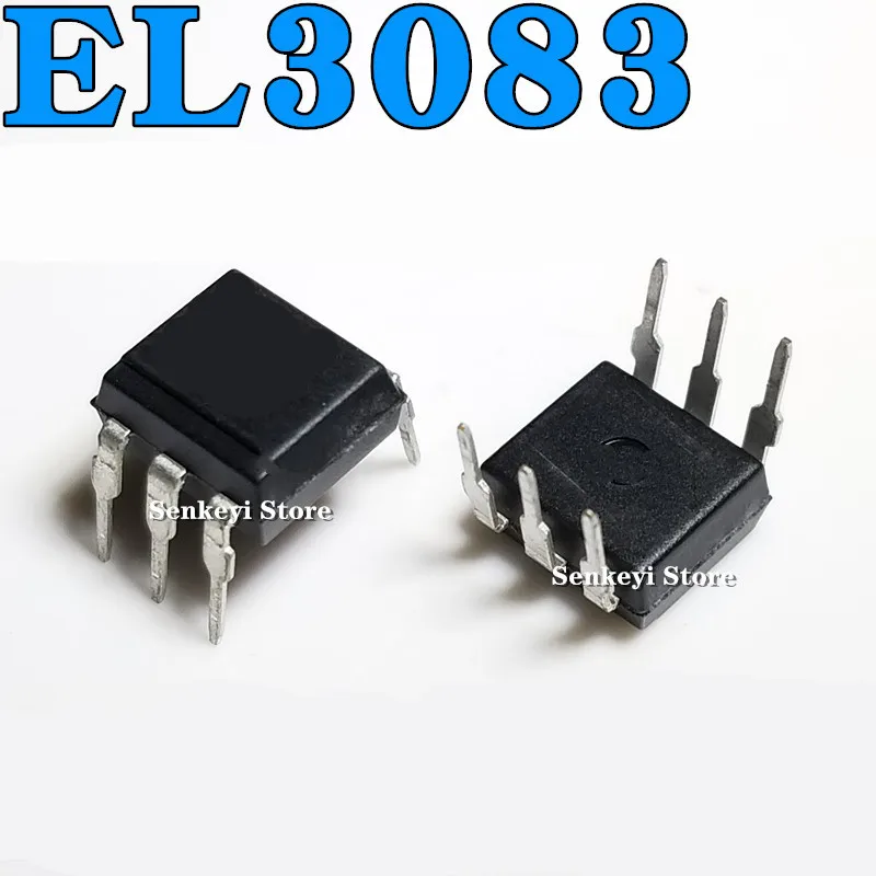 

New original EL3083 in-line DIP6 bidirectional thyristor driver optocoupler