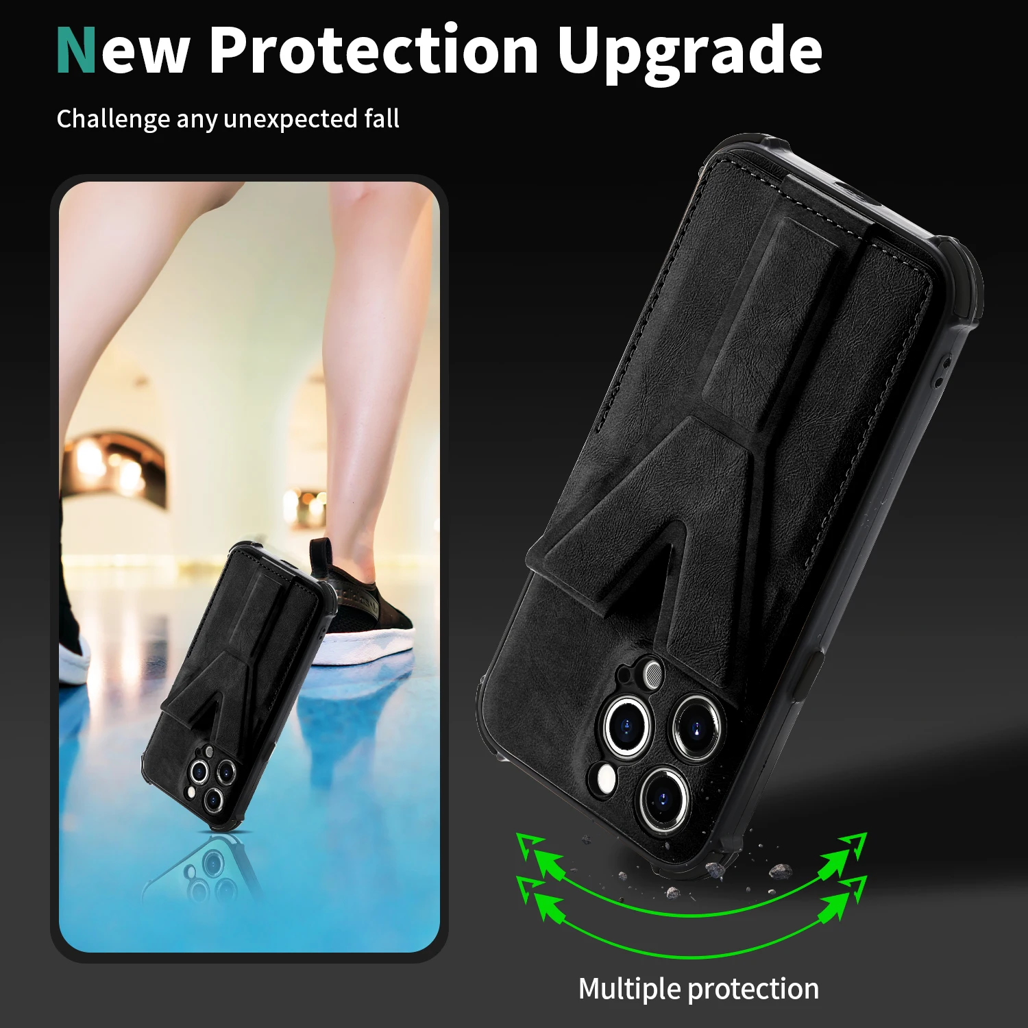 fashion card holder phone case for infinix hot 8 9 10t 10s x682 x655 x650b tecno spark 7 pro camon 17p coque car magnetic cover free global shipping