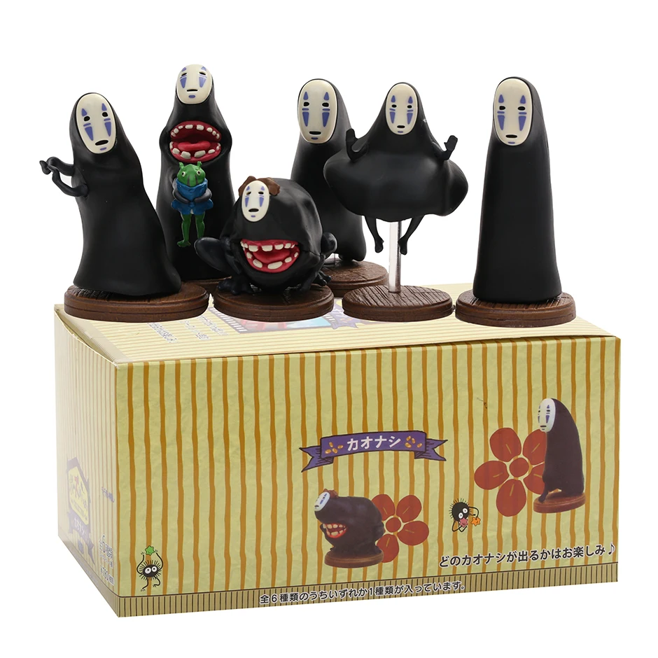 

6pcs/set No Face Man PVC Figures Cute Toys Model Dolls Brinquedos
