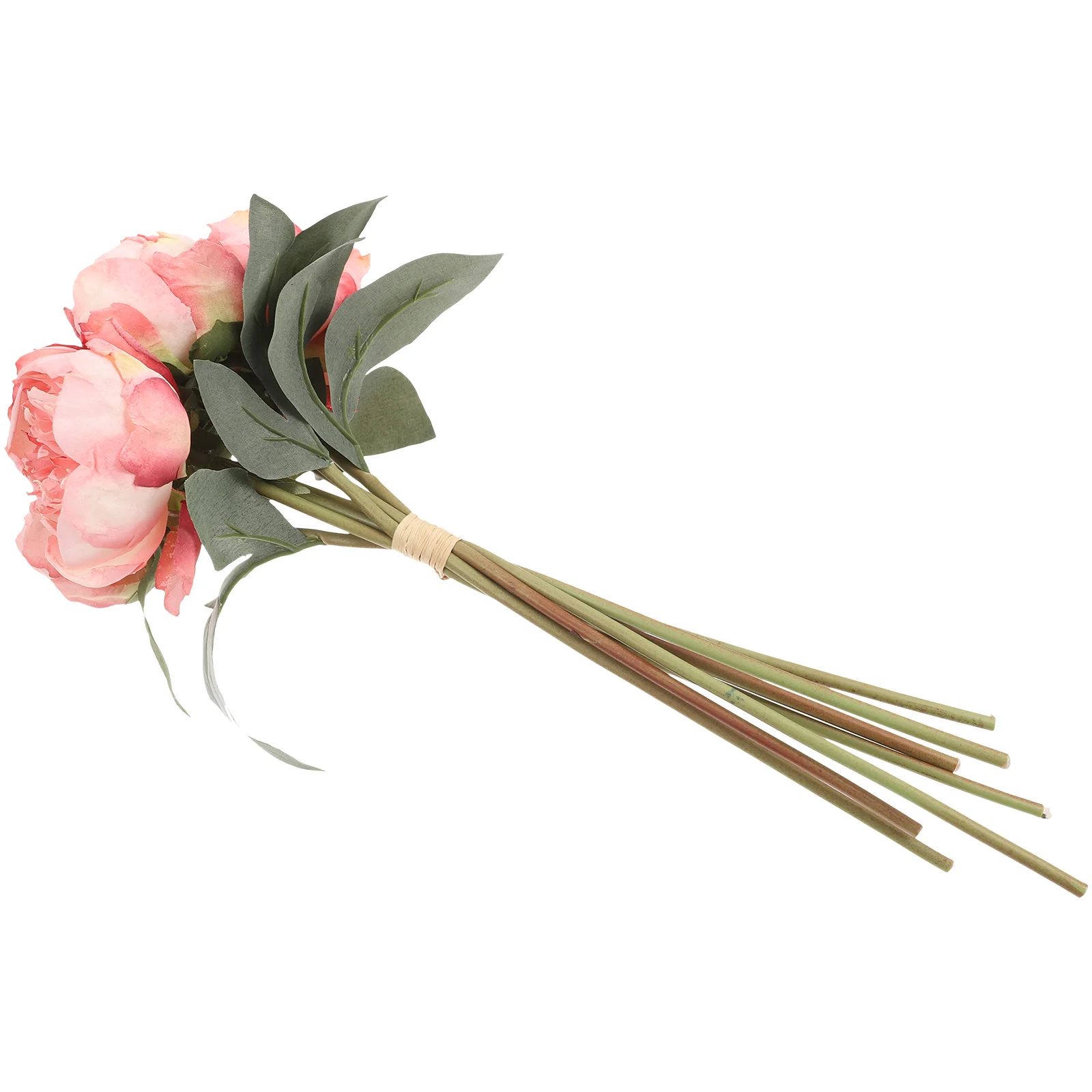 

Desktop Fake Flower Bunch Realistic Peony Bunch Ornament Household Flower Decor