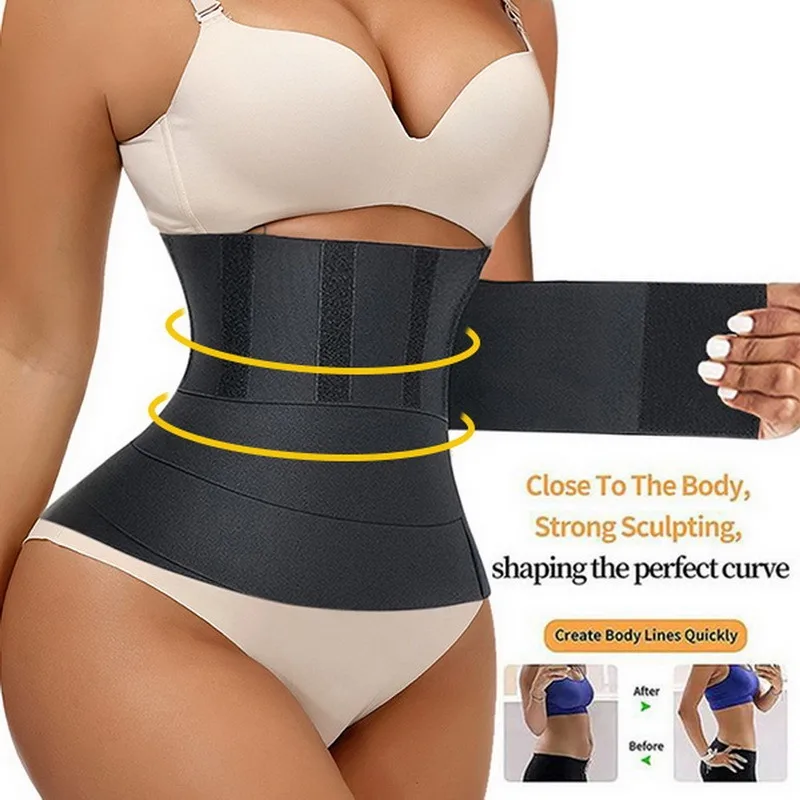 

Waist Trainer Shapewear Belt Women Slimming Tummy Wrap Waist Trimmer Belt Postpartum Reductive Girdle Modeling Strap Body Shaper