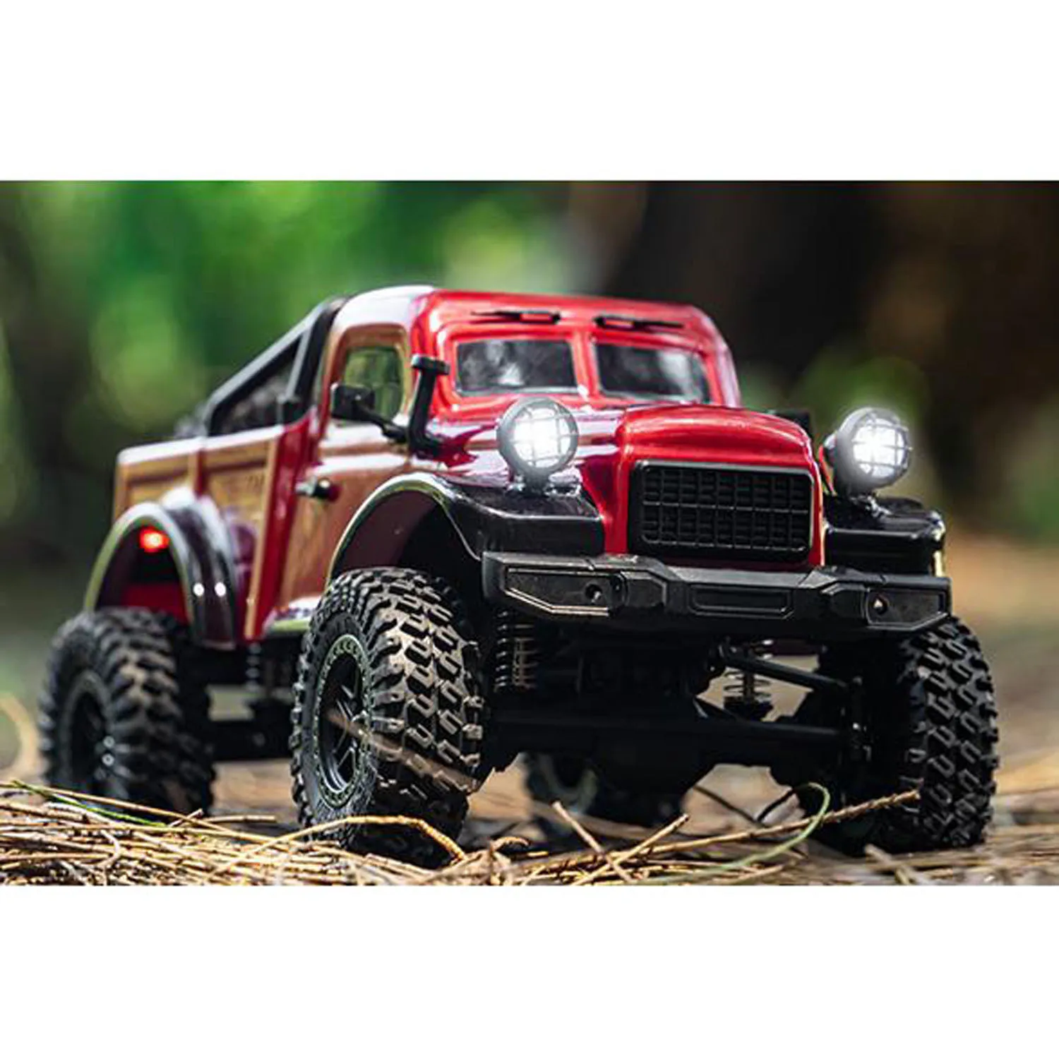 Фото 1/18 Пульт дистанционного управления 4WD Rock Crawler Автомобиль Моделирование Пикап 2,4 ГГц RC Гусеничный Матовый мотор Батарея Свет Готовый к работе №5